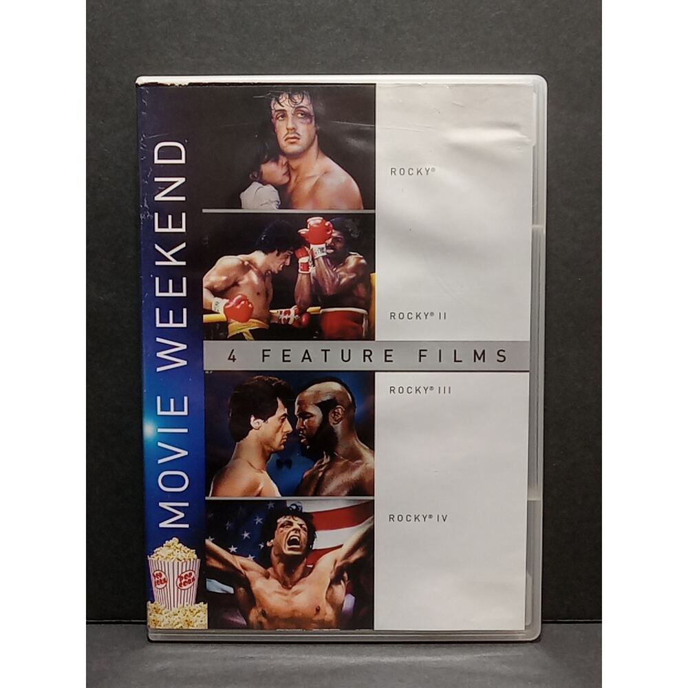 ROCKY MOVIE WEEKEND DVD 4 FEATURE FILMS (ROCKY 1-4)